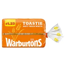 Warburtons Soft Thick White Toastie 400g